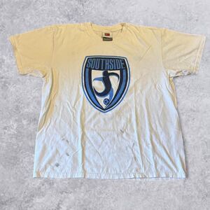 Nike Men's White and Blue T-shirt